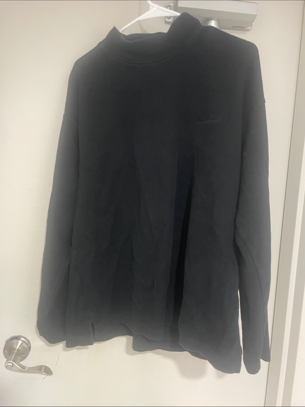 Signature by Levi Strauss Black Mock Neck Sweatshirt